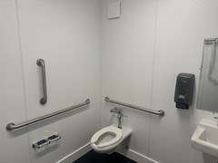 Restroom shipping container Conex Portable bathroom
