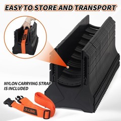 OULEME 30FT RV Sewer Hose Support, Black Tank Holder with 30FT,