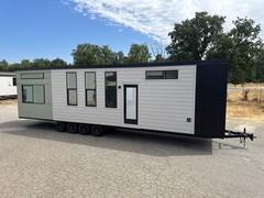 New Forever Tiny Home on Wheels 40′ Suite with bed closet & full kit & bath