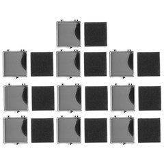 10 Pcs Plastic Pin Storage Case Brooch Display Boxes Collection Holder Lapel