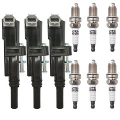 UF640 Ignition Coil Pack 5149199AA and Iridium Spark Plugs Set Of 3 Fit For D…