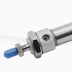 MA Series Double Acting Air Mini Pneumatic Cylinder Bore 16-40mm With Magnetic