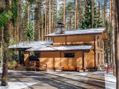 2 390 sq.ft PREFAB HEAVY TIMBER FRAME KIT WOOD HOUSE DIY BUILDING CABIN HOME GLT