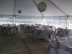 40 x 80 Commercial Canopy Clear Span Twin Tube Frame Outdoor Wedding Party Tent