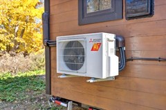 tiny home on wheels , double axel 20 foot steel framing trailor mounted