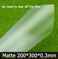 PVC Matte Transparent Clear Red Sheet Plate Plastic Film For Art Craft DIY Hobby
