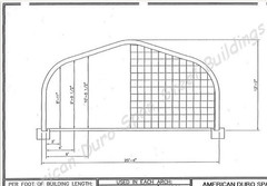 25x80x13 DuroSPAN Steel Bldg Off Grid Home Shop DIY Open Ends Factory Direct