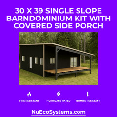 46 X 50 TEXAS HURRICANE RATED Barn Style Barndominium Kit