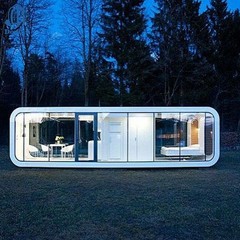Apple Cabin Prefab Pod Modular Vacation Home Round Design Dome All-Inclusive