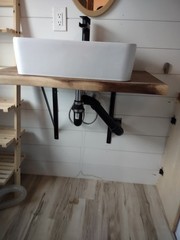 Tiny House On Wheels 2 Lofts, HVAC, W/D, Microwave, Stove, Composting Toilet