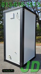 New Premium Quality Portable Toilet Bathroom Sink Single Stall Semi Permanent