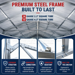 39x39FT White Heavy Duty Metal Barn Steel Building 3 Rolling Doors Korejetmetal