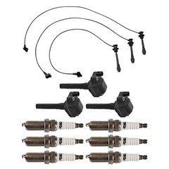 TRQ Ignition Coil and Spark Plug Kit 10 Piece Iridium Spark Plugs Compatible …