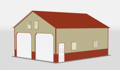 2 Car Garage 24X30X12 Fully Insulated, Upgrades, Gutters available some areas