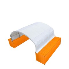 30ft x 20ft Dual Truss PVC Shelter, 17oz Heavy-Duty Cover