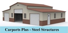 3 separate bay 54X46X16 Metal building (Message for a discounted price)
