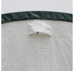 CHERY Industrial storage shelter Polytunnel 30x65x15 ft Steel UV-resistant