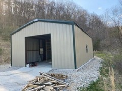 24x35x12 Steel Building SIMPSON Metal Garage Storage Shop Building Kit