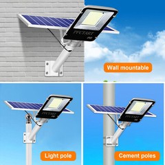 Commercial 2000W Solar Street Lights Outdoor Solar LED Flood Light for Parking