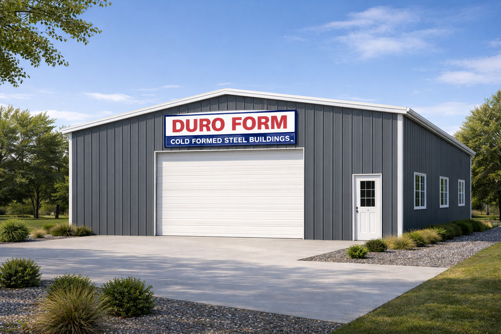 40x60x12 Steel Building DuroFORM Metal Garage Storage Shop Building Kit