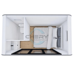 13ft x 7.4 ft Tiny Prefab House Pod House Cabin House Outdoor Living Room