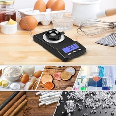 Milligram Scale 50G/0.001G High Precision Mg Scale, Portable Jewelry Scale .001