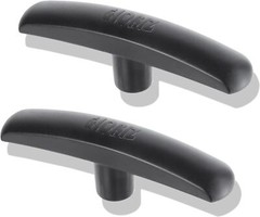 RV Sewer Valve Handles Replacement Fit for 1 1/2″， 2“and 3″ 2 Pack, Black