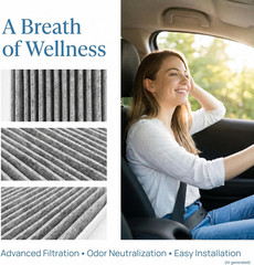 Cabin & Engine Air Filter for Mazda 3 (2014-2018), 6 (2014-2021), CX-5 (2013-202