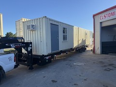 20ft Steel Prefabricated Modular Office Building Modern w/ AC, Dual Pane Windows