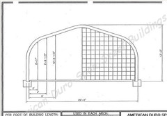 25x50x13 Engineered DuroSPAN Clear-Span Steel Building Open Ends Factory DiRECT