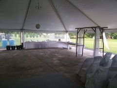 40 x 80 Commercial Canopy Clear Span Twin Tube Frame Outdoor Wedding Party Tent