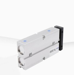 TN16mm Bore Stroke Dual Acting Double Rod Pneumatic Air Cylinder Alloy 10~150mm