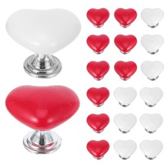 20 PCS Toilet Button Assistant Tool Heart Shaped Pusher Tank Parts