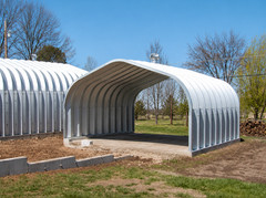 25x30x13 DuroSPAN Steel Garage Shop DIY Building Kit Open Ends