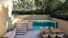 Swimming/Aquarium Pool, All sizes and shapes. Safe Room Designs Catalog