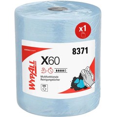 Poet Paper Wypall X60 Hydroknit 290x290x315mm Blue Roll 500 Vel