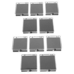 10 Pcs Brooch Display Holder Pin Badges Box Jewelry Storage Case