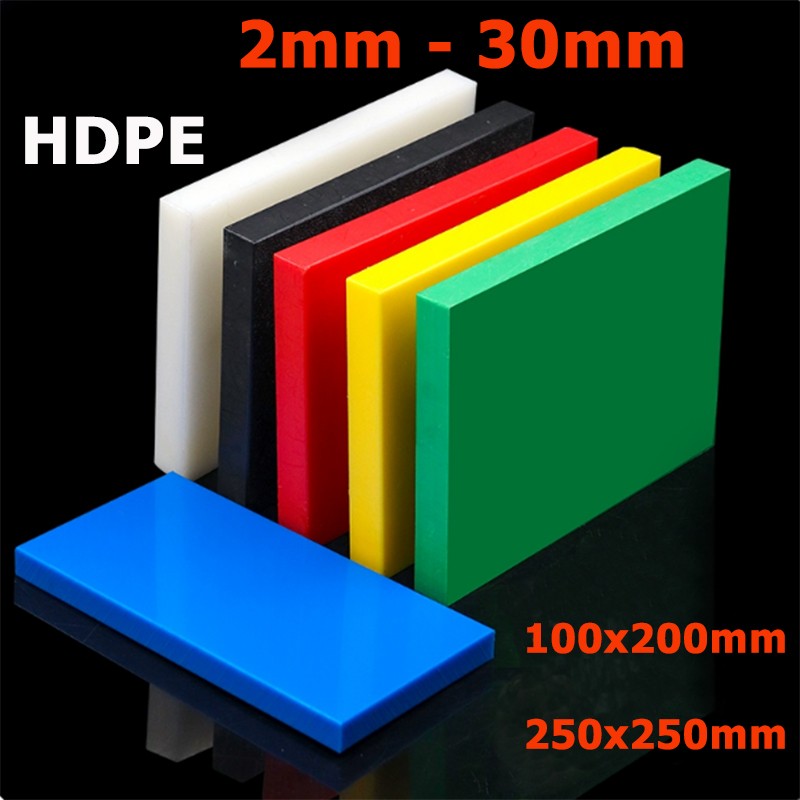 2mm – 30mm Thick Colourful HDPE Sheets High Density Polyethylene Plastic Plates