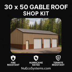 Steel Framed 30 x 100 x 16 Shop Kit, Warehouse Kit ON SALE NOW !!!