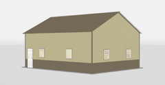 2 Car Garage 24X30X12 Fully Insulated, Upgrades, Gutters available some areas