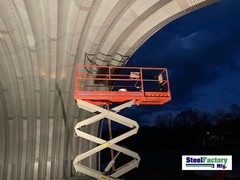 Steel Q55x200x19 Quonset Barn Farm Hay & Grain Storage Livestock Horse Building