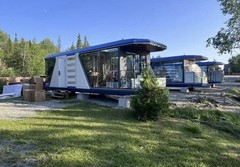 3MOMH Modern Modular Prefabricated Capsule Building Glass Metal Large Windows