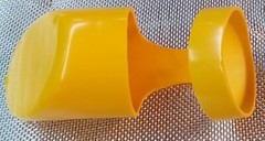 (2″) Yellow- Polymer Rain Cap, Weather Vent Cap