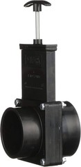 VALTERRA ABS Gate Valve for RV, Camper, and More – 3-Inch Pack of 1.0, Black