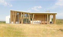 2100 SQ.FT ECO SOLID TIMBER AIRTIGHT CLT PANEL HOUSE KIT MASS WOOD HOME, PREFAB 