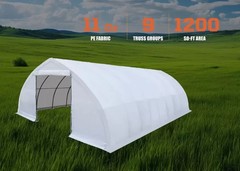 30x40x15 11 oz PE Fabric Canvas Storage Shelter Building 12′ Doors
