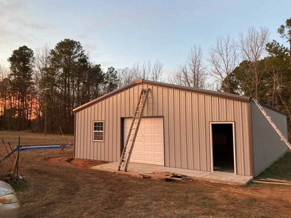 30x40x10 Steel Building SIMPSON ALL GALVALUME Metal Garage Storage Building Kit
