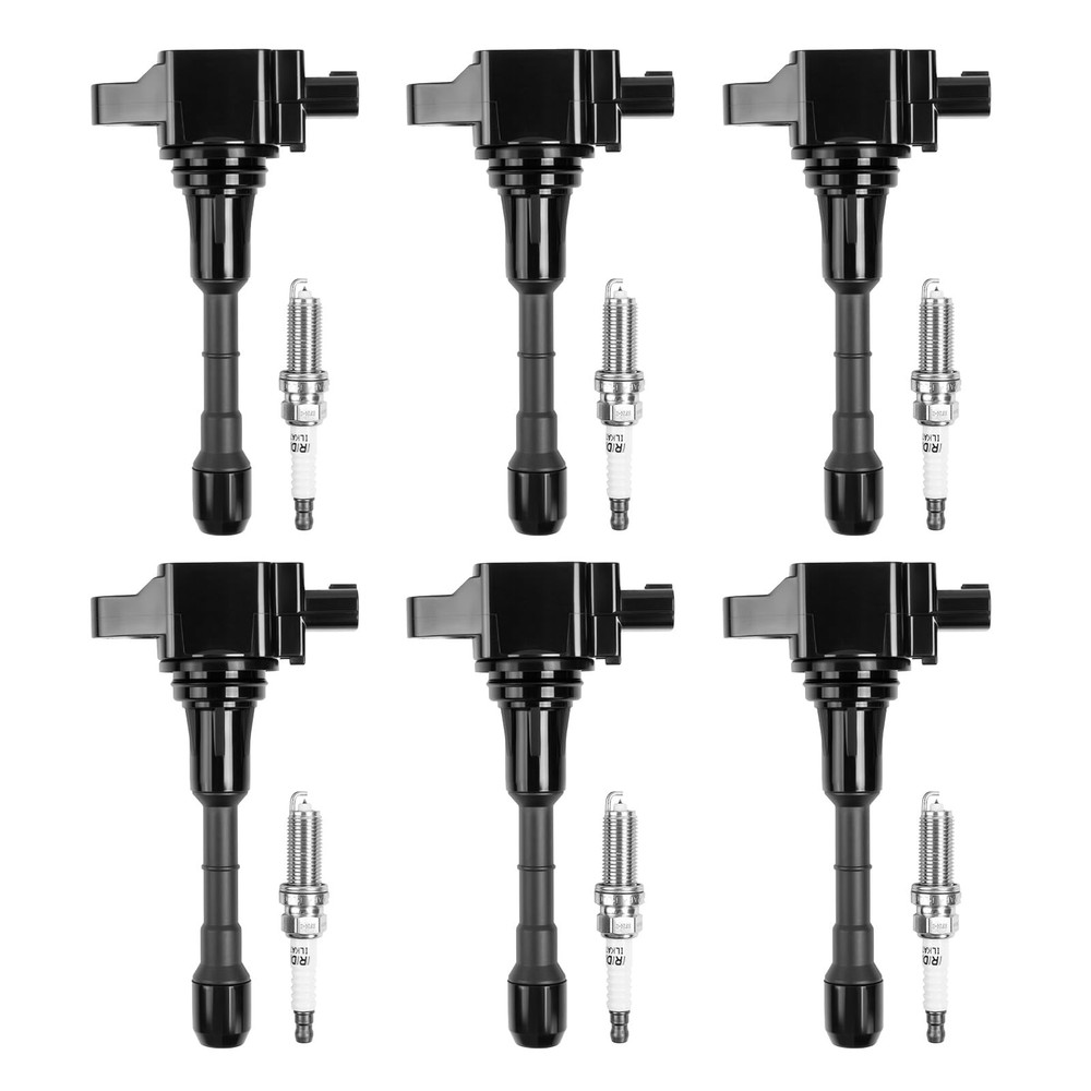 Ignition Coil Pack and Iridium Spark Plug Fits for Murano Altima Quest | UF55…