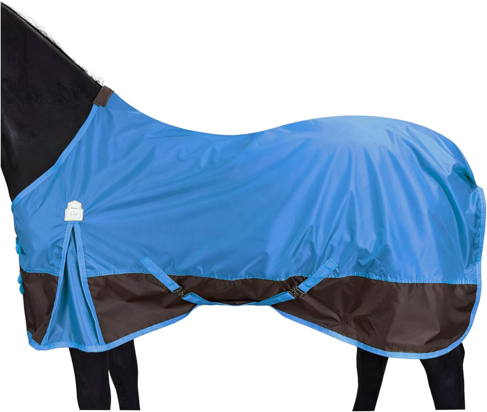 420D Ripstop Lightweight Horse Turnout Sheet, No Fill, Water-Resistant & Breatha