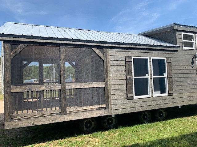 TINY HOME CABINS – CUSTOM BLT. FOR YOUR PREPPED PROPERTY – ELEGANT RUSTIC CABINS